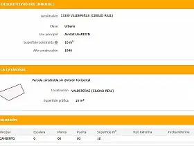 Garaje Venta Virgen de Fátima, Valdepeñas