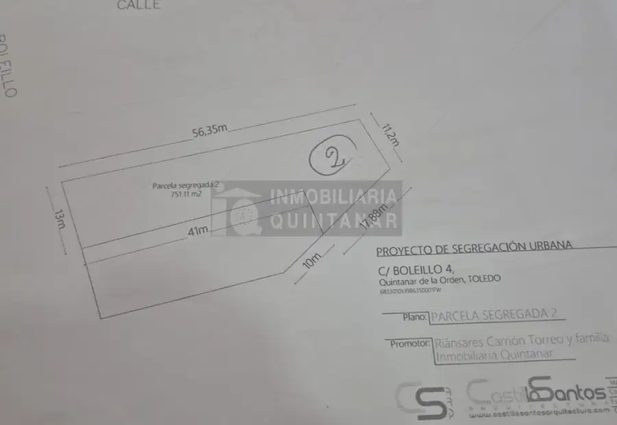Parcela No aplicable Quintanar de la Orden en Quintanar de la Orden